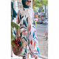 Women's Loose Fashion Printed Long Casual Wide Suits