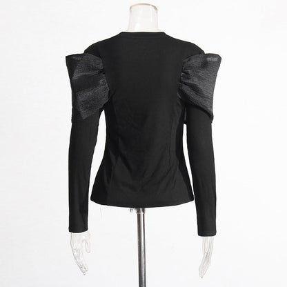 Women's Fashion Niche Style Autumn Round Neck Long Blouses