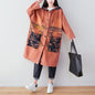 Looking Washed-out Anorak Personalized Batwing Sleeve Coats