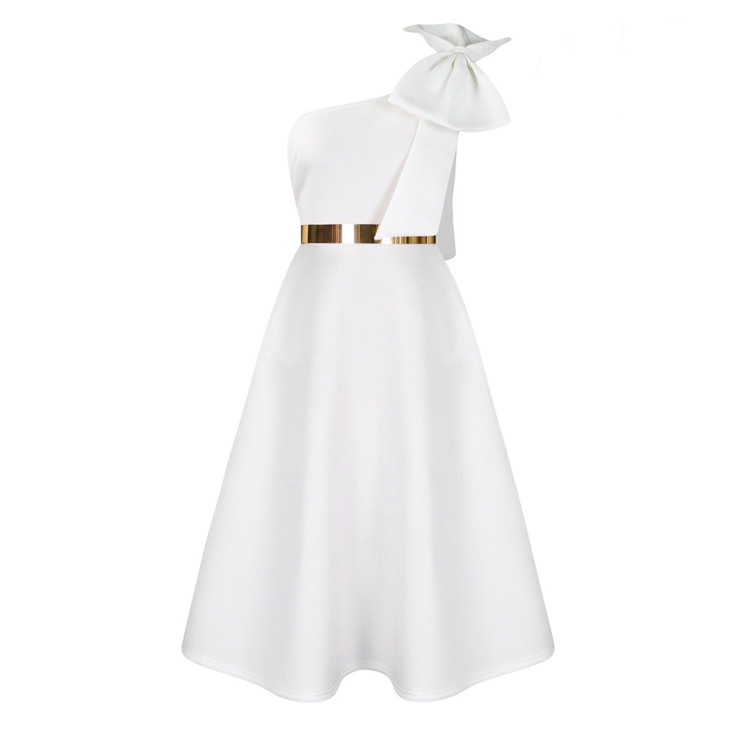 Women's Wear Solid Color Sexy Dress Banquet Dresses