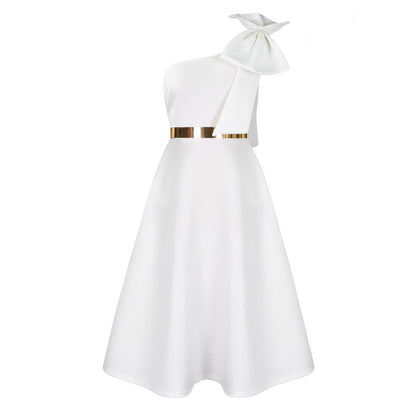 Women's Wear Solid Color Sexy Dress Banquet Dresses