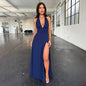 Women's Spring Fashion High Class Elegant Halter Sexy Dresses