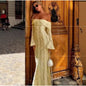 Women's Fashion Elegant Sexy Tube Lace Dress Tops