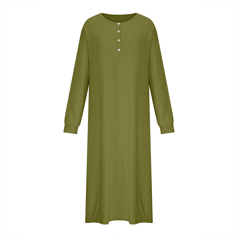 Overknee Long Slimming Versatile Woolen High Waist Skirts