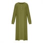 Overknee Long Slimming Versatile Woolen High Waist Skirts