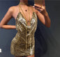 Women's Metal Sequins Sexy Sweet Spicy Style Dress Dresses