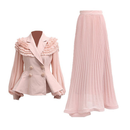 Women's Early Autumn Design Tight Waist High Suits