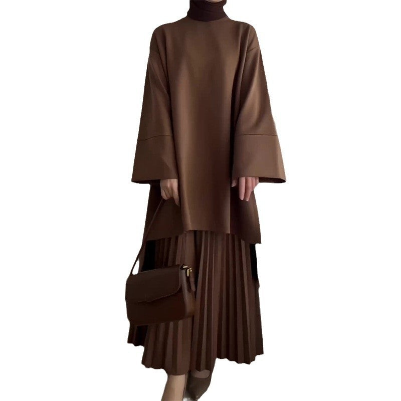 Women's Autumn Round Neck Loose Casual Retro Suits