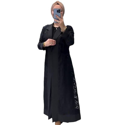 Designer Model Dignified Hollow Fashion Casual Coats