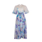 Women's Design Short-sleeved Long Dress Printed For Dresses