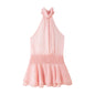 Women's Graceful Fashionable Halter Satin Dress Dresses