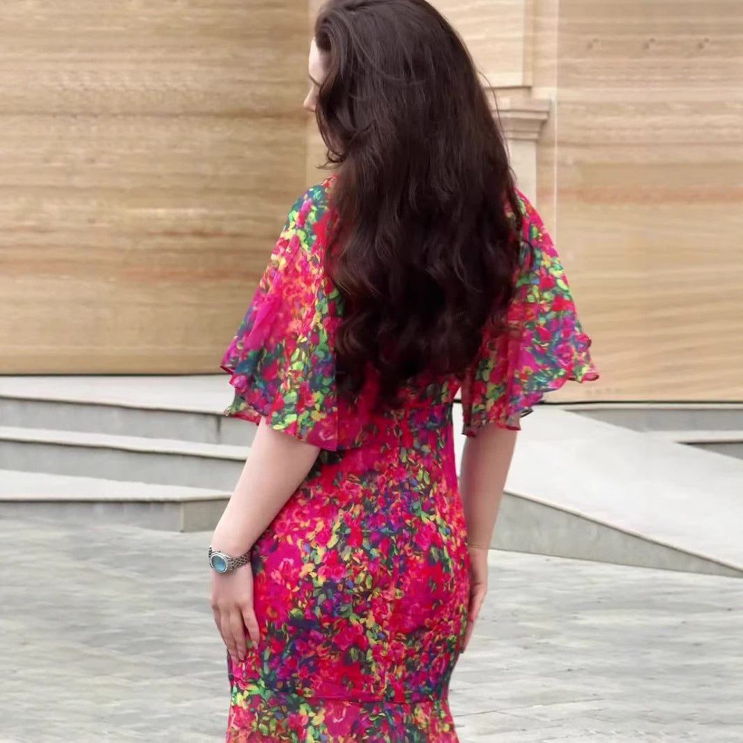 Women's Spring Sexy Elegant Graceful Sleeve Dress Dresses