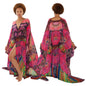 Women's Autumn Casual Printed Chiffon Shirt Blouses