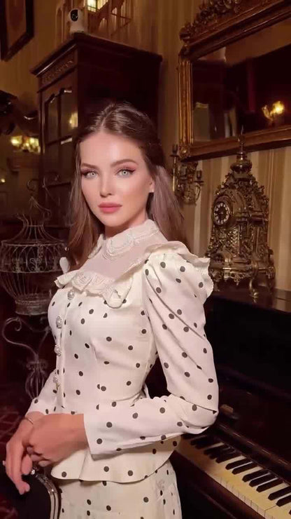 Women's Autumn Retro Elegance Long Sleeve Dress Dresses