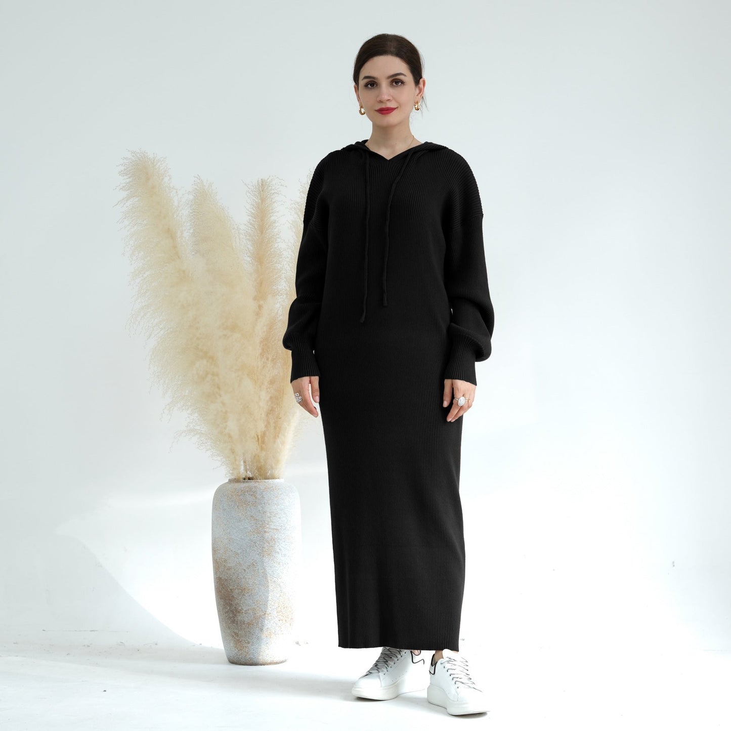 Classic Comfortable Thickened Knitting Loose Dress Dresses