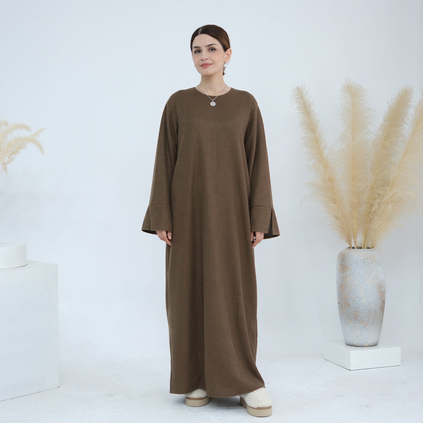Versatile Popular Thickened Knitting Loose Dress Sweaters