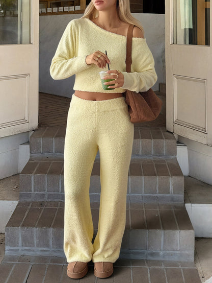 Women's Leisure Sports Long Sleeve Trousers Suits