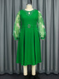 Autumn Lantern Long Sleeve Elegant Dress Dresses