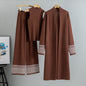 Women's Lazy Temperament Knitting Wide Leg Three-piece Suits