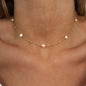 Women's Stainless Steel Choker Gold-plated Clavicle Chain Necklaces