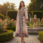 Women's Design Single-breasted Lantern Sleeve Positioning Printed Dress Dresses