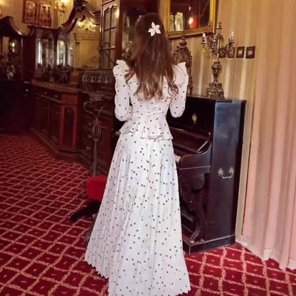 Women's Autumn Retro Elegance Long Sleeve Dress Dresses