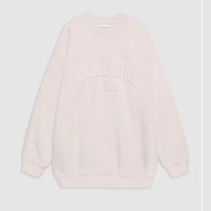 Women's Classic Towel Embroidery Special Embroidered Fleece Sweaters