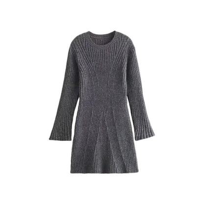 Women's Simple Style Thread Knitted Long Sleeve Clothing