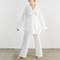 Women's Spring French Style Loose Gauze Shirt Suits
