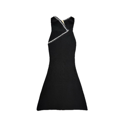 Premium Bandeau Fishtail Dress Black Handmade Dresses