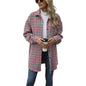 Women's Pretty Polo Collar Mid-length Woolen Coats