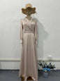 Elegant Spring Long Tie Sleeves Dress Dresses