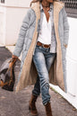 Solid Color Hooded Cotton Long Sleeve Double-sided Wear Jackets