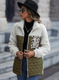 Women's Plush Long Sleeve Loose Round Neck Coats