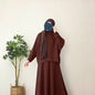 Women's Muslim Wear Solid Color Knitted Loose Tops