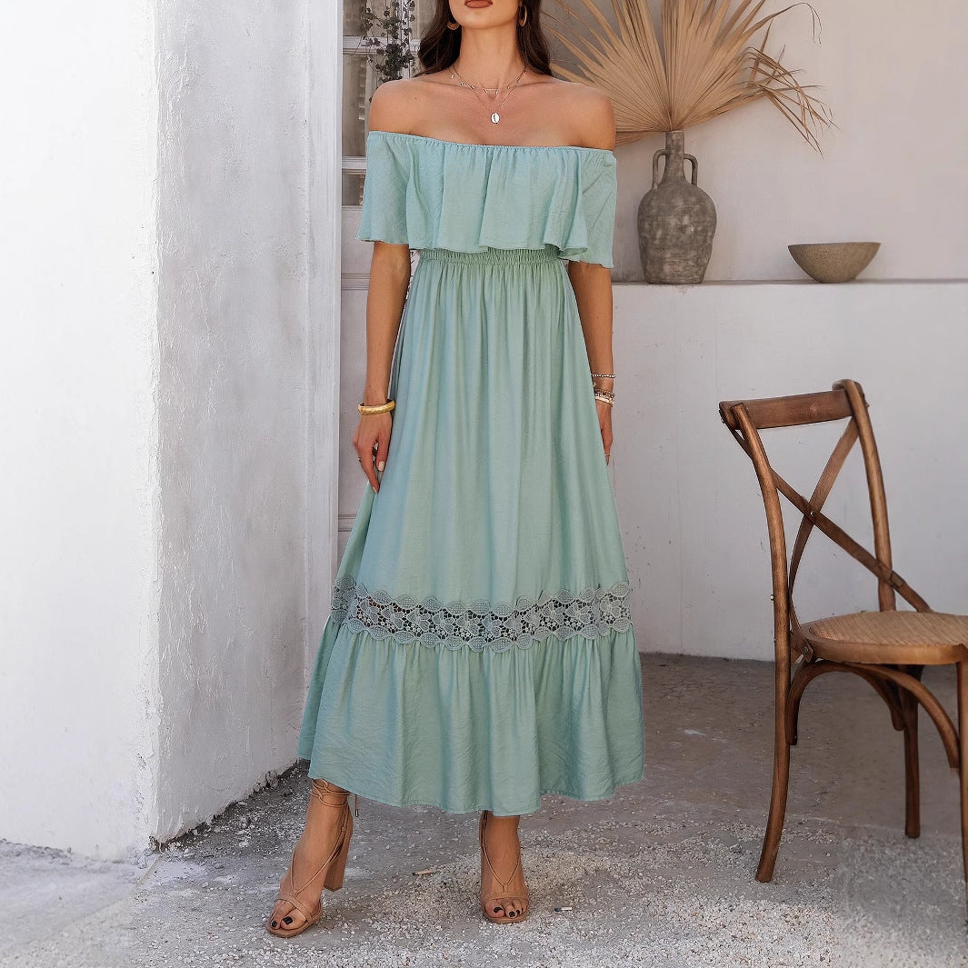 Women's Durable Holiday Casual Waist Dress Dresses