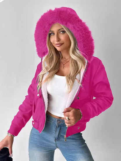 Classy Innovative Casual Thickened Plush Lining Jackets