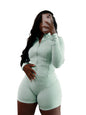 Leisure Sexy Tight Long Sleeve Two-piece Suits