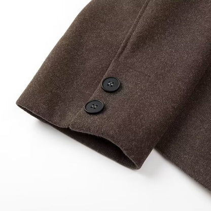 Women's Street Fashionable Solid Color Casual Loose Coats