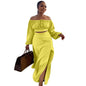Sexy Bandeau Large Lantern Sleeve Two-piece Suits