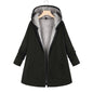 Women's Casual Fleece Thick Mid-length Hooded Coats