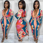 Striped Printed Long Sleeves Casual Sexy Dresses