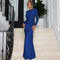 Women's Fashion Temperament Slim Fit Round Neck Dresses