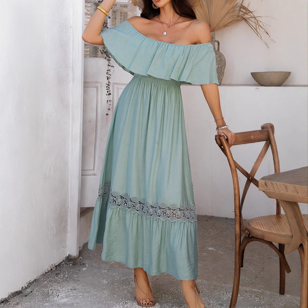 Women's Durable Holiday Casual Waist Dress Dresses