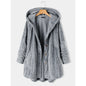 Women's Single-breasted Loose Casual Plush Temperament Long Sweaters