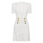Women's Fashion High Quality Knitted Slim Fit Slimming Dresses