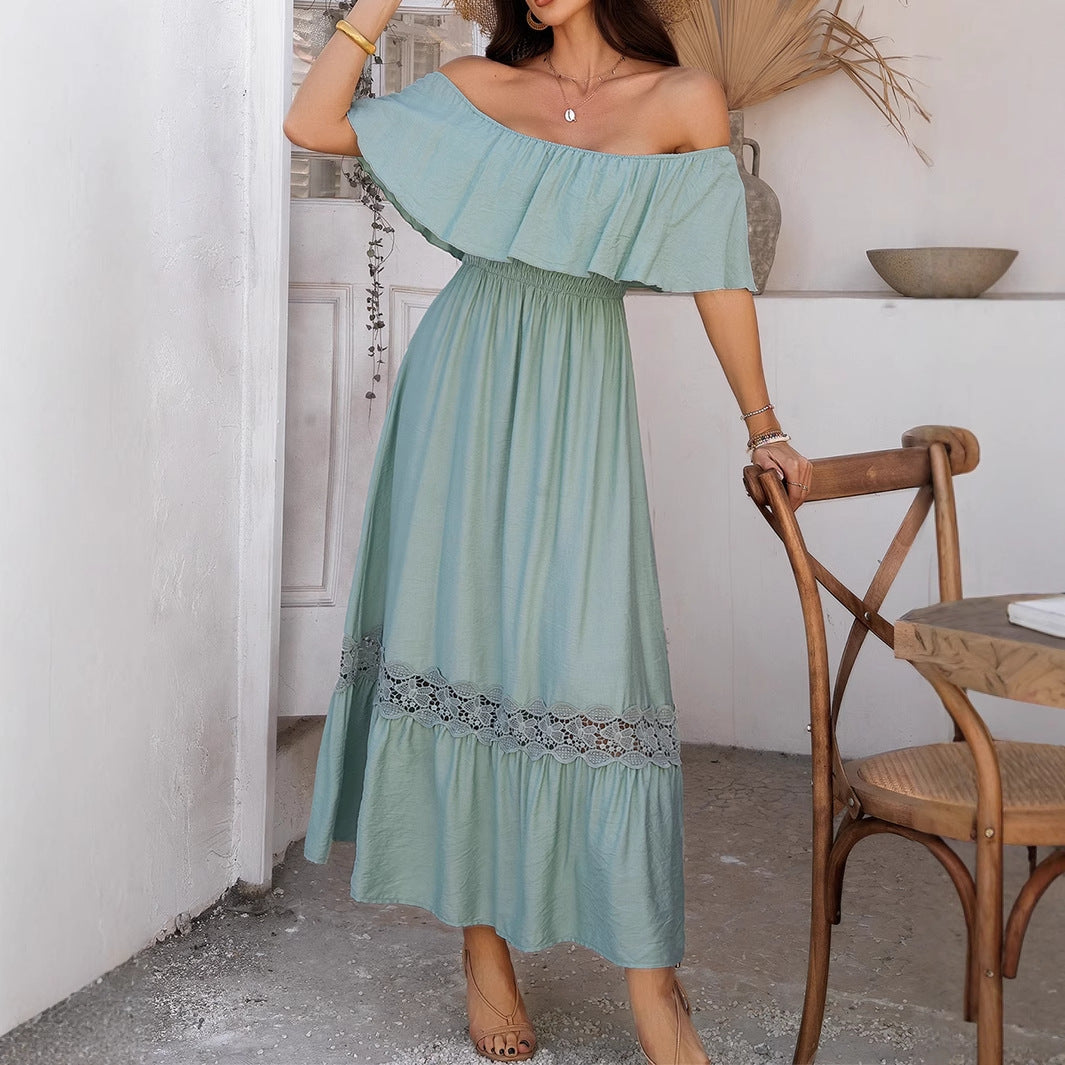Women's Durable Holiday Casual Waist Dress Dresses