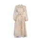Catwalk Design Sense Hanging Flower Long Dresses
