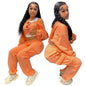 Women's Solid Color Casual Zipper Personality Side Suits