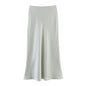 Women's Summer French Fashion Silk Satin Texture Skirts